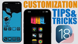 iOS 18  iPhone Home Screen CUSTOMIZATION Tips amp Tricks [upl. by Amaryllis]