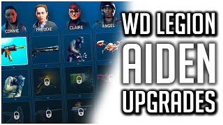 ALL Aiden Pearce Upgrades in Watch Dogs Legion Bloodline [upl. by Yleoj441]