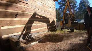 Excavation for Foundation Waterproofing Repair [upl. by Jillene]