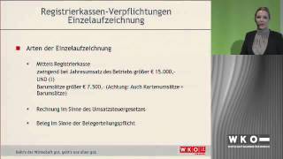 Registrierkassenpflicht Verpflichtungen Ausnahmen Erleichterungen [upl. by Ryann]