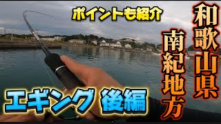 和歌山県南紀地方エギングで秋イカを狙う！後編 [upl. by Cailean230]