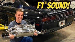 The Cheapest Ferrari 348 Gets the Most Expensive Exhaust CAPRISTO F1 SOUND [upl. by Golda279]