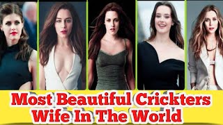 Most Beautiful Crickters wifeMost Beautiful CricktersTop 10 beautiful crickters wives [upl. by Silva]