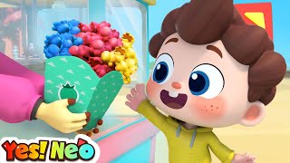 Rainbow Popcorn Truck is Coming  Colors Song  Kids Songs  Starhat Neo  Yes Neo [upl. by Shanta]