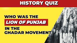 Historical Figures and Movements Quiz  Indian History  History Quiz [upl. by Elinor]