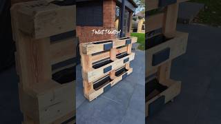 DIY Pallet Planter diy shorts planter pallets garden gardeningupcycling [upl. by Redienhcs]