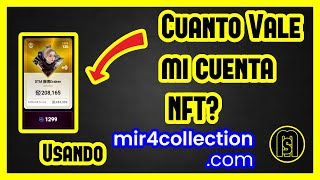 Como Saber el Valor de mi cuenta NFT en MIR4 usando Mir4Collection [upl. by Aihsoj]