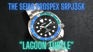 The Seiko Prospex SRPJ35K Special Edition quotLagoon Turtlequot Divers Watch [upl. by Helve]