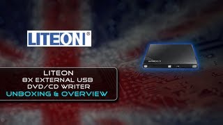 LiteOn External 8x USB DVDCD Writer Unboxing [upl. by Ardnovahs877]