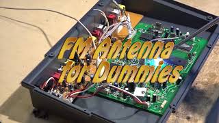 Build an indoor FM antenna for 75 ohm coax input [upl. by Keyek]