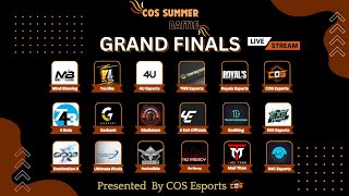 GRAND FINALS DAY2  COS SUMMER BATTLE 25K  BGMI [upl. by Oirom]