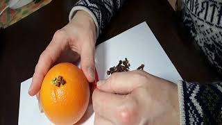 How to make the Ultimate Orange and Clove Victorian Style Pomander [upl. by Billi]