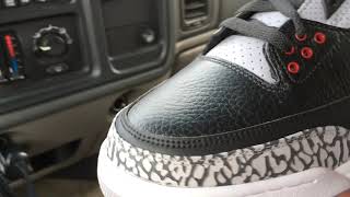 Jordan 3 black cement StockX unboxing review [upl. by Sakmar]