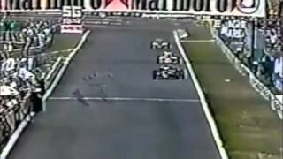 Piquet vs Senna  Try to overtake 1986 Portuguese Grand Prix [upl. by Ytineres]