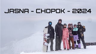 Snowboarding  Jasna Nizke Tatry  Slovakia 2024 [upl. by Swords]