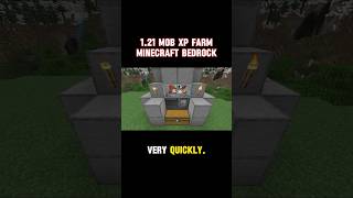 Best 121 Mob XP Farm Tutorial in Minecraft Bedrock minecraft minecraftmobfarm minecraftbedrock [upl. by Earazed]