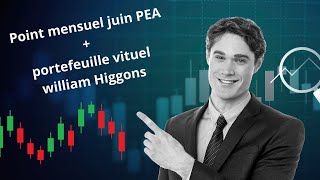 Point Investissement Mensuel PEA  portefeuille virtuel William HIGGONS [upl. by Erlewine]