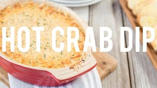 Epic Hot Crab Dip  Easy Recipe made with and without mayo [upl. by Etireugram396]