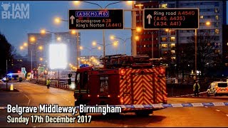 Multivehicle crash on Belgrave Middleway in Birmingham leaves 6 dead  I Am Birmingham [upl. by Demmer]