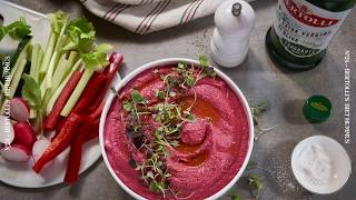 Het Recept is Simpel Hummus van rode biet [upl. by Ameehs]