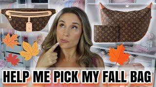 HELP ME PICK MY NEW FALL BAG 🍁LOUIS VUITTON CHANEL CELINE OR GOYARD🍂 [upl. by Llemmart]