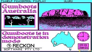 Gumboots Australia gameplay PC Game 1990 [upl. by Eilasor]