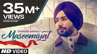 Satinder Sartaaj Masoomiyat Full Song  Beat Minister  Latest Punjabi Songs 2017  TSeries [upl. by Tersina]