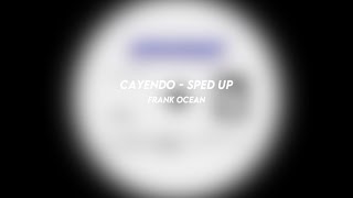 cayendo frank ocean sped up [upl. by Lomasi]