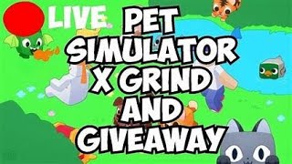 Pet sim x live giveaway [upl. by Nyrhtakyram]