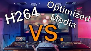 H264 VS Optimized Media Showcase [upl. by Euginomod]