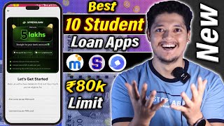 Top 10 Best Student Loan Apps In 2024🤑  ₹80k Limit amp Without Paper Work 🤑😍 [upl. by Andert]