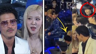 Kpop idols reaction to Rosé with Bruno Mars at MAMA Awards TXT ZEROBASEONE and ENHYPEN kpop [upl. by Elhsa]