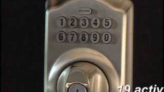 How To Program Your Schlage BE365 Keypad Deadbolt [upl. by Toole703]