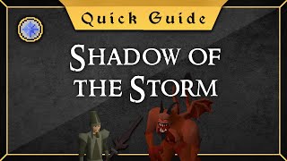 Quick Guide Shadow of the Storm [upl. by Yancy]