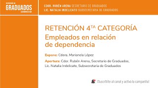 Retención 4ta categoría Empleados en relación de dependencia  Económicas UBA [upl. by Ashjian]