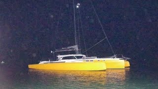 VIDEO 🔴 Sailing La Vagabonde COLLIDES 9 People in Yacht Crash Near Tonosho 😱🛥️🌊 [upl. by Nylatsirhc]