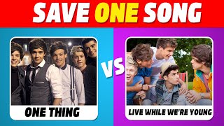 Save One Song of One Direction  pick one kick one song quiz  Directioners Songs Quiz 2024 [upl. by Alleiram]