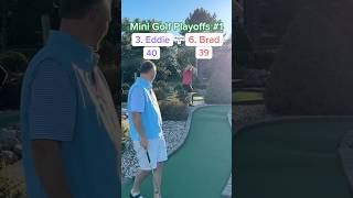 Hole 16 Round 1 Mini Golf Playoffs 1  3 Eddie vs 6 Brad minigolf [upl. by Ahsienom994]