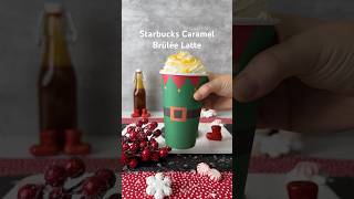 Starbucks Caramel Brûlée Latte  AT HOME RECIPE [upl. by Aleka]