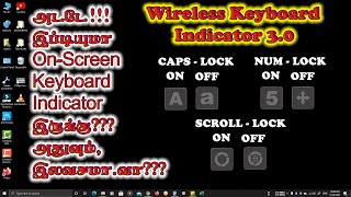 ONSCREEN KEYBOARD LED INDICATOR  CAPS LOCK  NUM LOCK  SCROLL LOCK  Keyboard LED Indicator [upl. by Fagaly573]