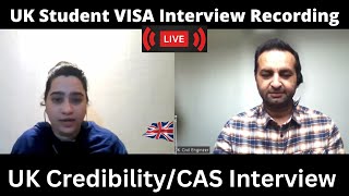 UK Student Visa Interview Questions amp Answers 2023  UK CAS Interview  UK Credibility Interview [upl. by Picco999]