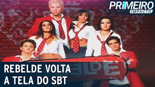 Novela quotRebeldequot volta à programação do SBT  Primeiro Impacto 050623 [upl. by Dann]