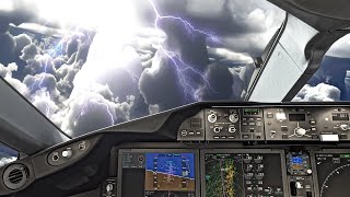 Flight Simulator 2021 ► 4K ULTRA GRAPHICS Dubai departure  SCARY Thunderstorm landing RTX 3090 [upl. by Gabby860]