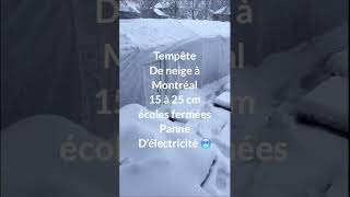 4 avril 2024 Grosse Tempête de Neige à Montréal Panne D’électricité et Écoles Fermées 🥶 edit [upl. by Odnalra846]