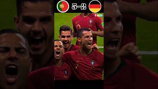 Portugal vs Germany penalty shootout Imaginary word cupfootball youtube ronaldo shorts [upl. by Bertolde]