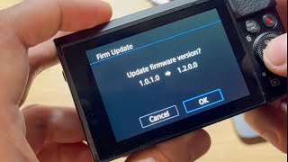 Canon PowerShot G7 X Mark II firmware Update [upl. by Amjan]