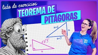 TEOREMA DE PITÁGORAS  Exercícios para aprender e praticar [upl. by Nolyag]