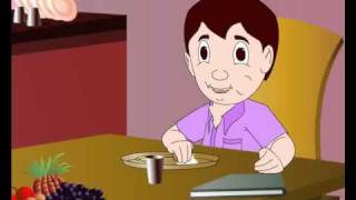 Teek Samay Per Khana Khavo  Animated Nursery Rhymes  KidsOne [upl. by Telrahc756]