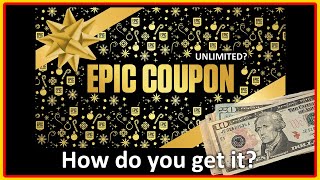 Get Your EPIC GAMES 10 Christmas Coupon How to use it [upl. by Nelloc897]