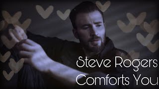 Steve Rogers comforts you after a nightmare Marvel ASMR  Roleplay Ambient music and sounds [upl. by Sadira]